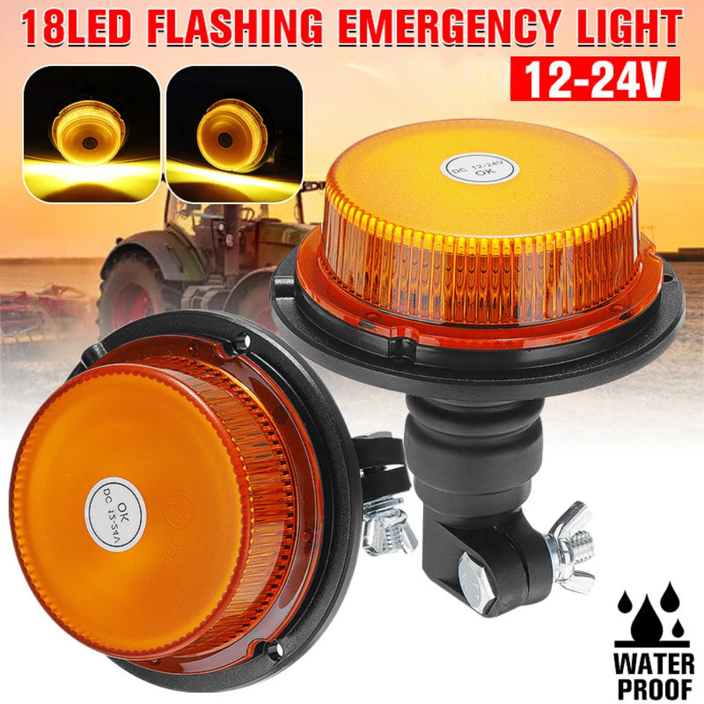 Sos Light Strobe - 2pcs 12V 24V Waterproof LED Warning