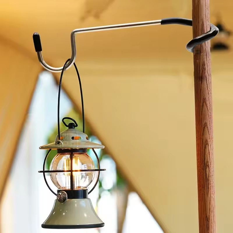 Fishing Kit Compact - Stainless Steel Light Stand Holder Hooks