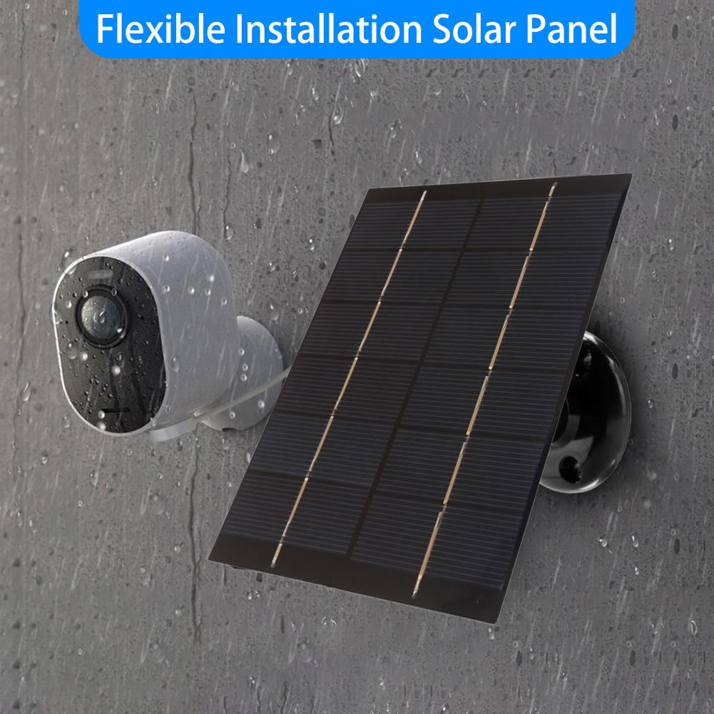 Solar Emergency Charger - Security Camera Solar Charger Highly Efficient
