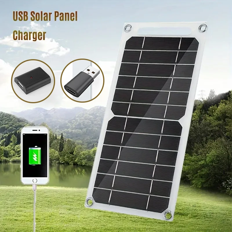 Solar Emergency Charger - 30W Foldable Solar Charger 5V Type-C
