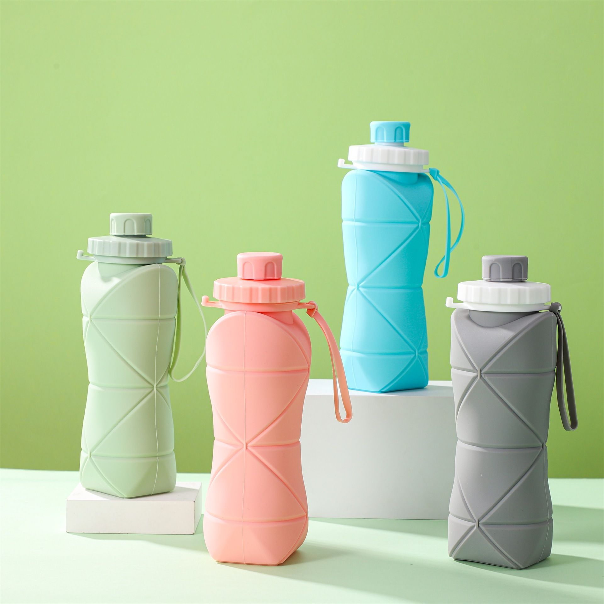 Water Bag Collapsible - Silicone Foldable Water Cup, Running Soft