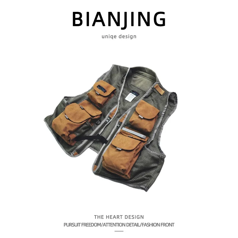 Fishing Kit Compact - Retro American-style men's work jacket, fishing