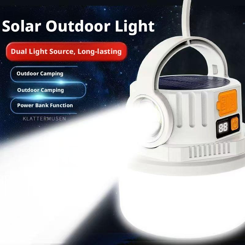 Solar Emergency Charger - Solar Outdoor Light Camping Lantern Rechargeable