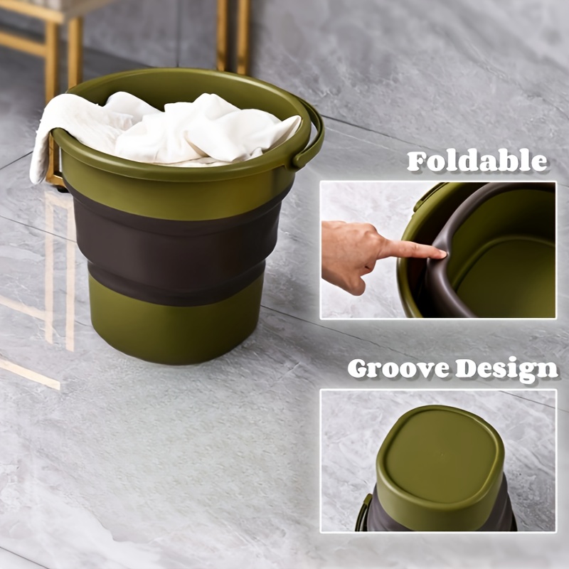 Water Bag Collapsible - 1Pc 5L multifunctional foldable storage bucket,