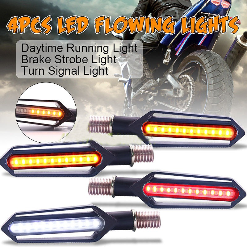Sos Light Strobe - Motorcycle LED Turn Signals Light 24LED