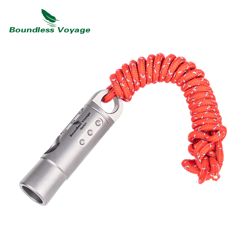 Boundless Voyage Titanium Whis - Emergency Whistle Loud recension och pris
