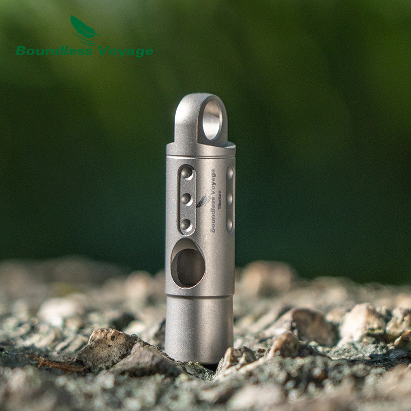 Boundless Voyage Titanium Whis - Emergency Whistle Loud recension och pris