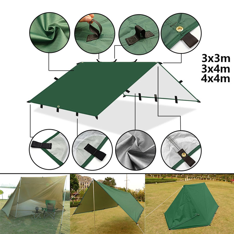 4x4m 4x3m 3x3m 19 Hang Points  - Emergency Mylar Tent recension och pris