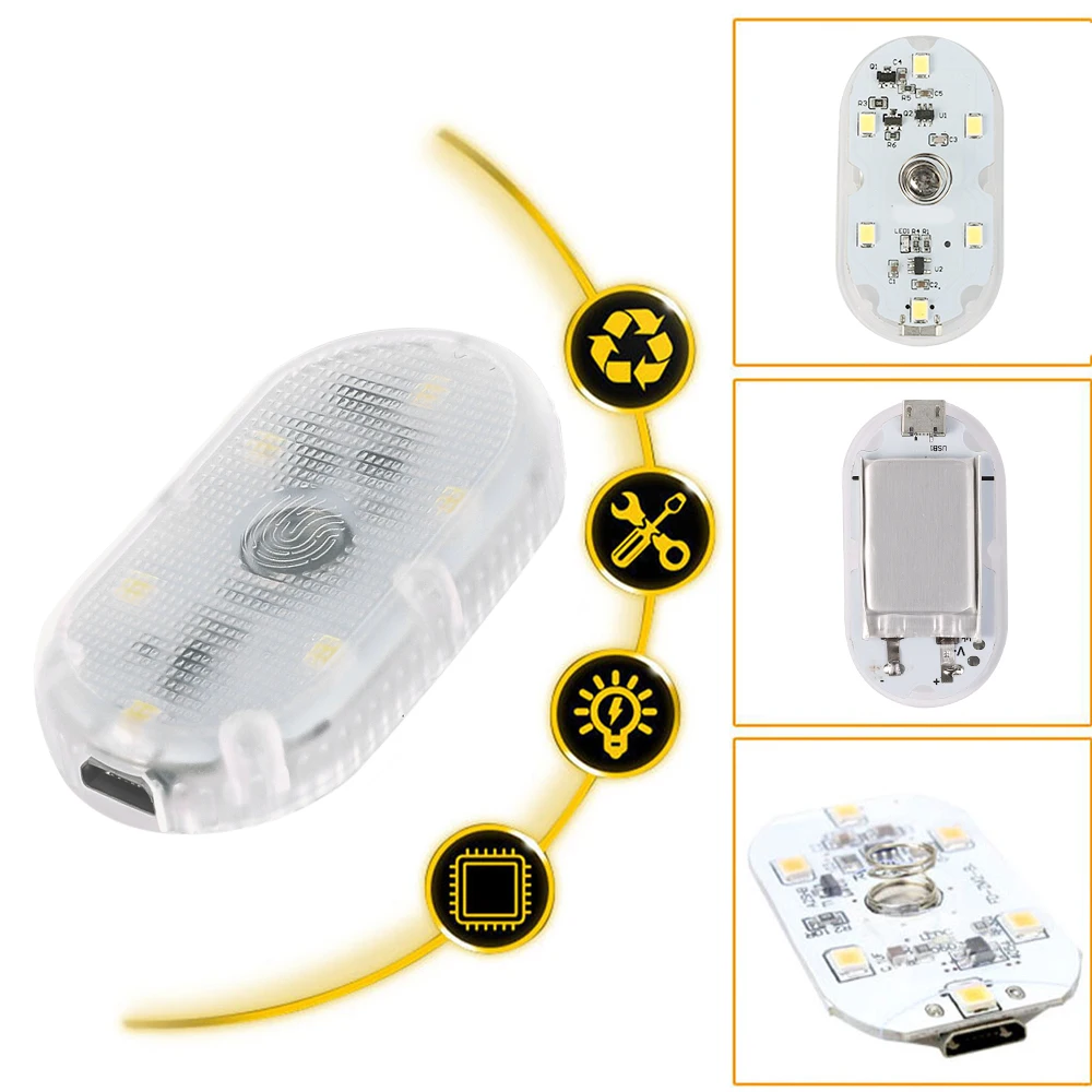 Car Interior LED Night Lightin - Sos Light Strobe recension och pris