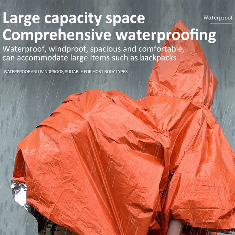 Emergency Raincoat Poncho Hood - Emergency Poncho Rain recension och pris