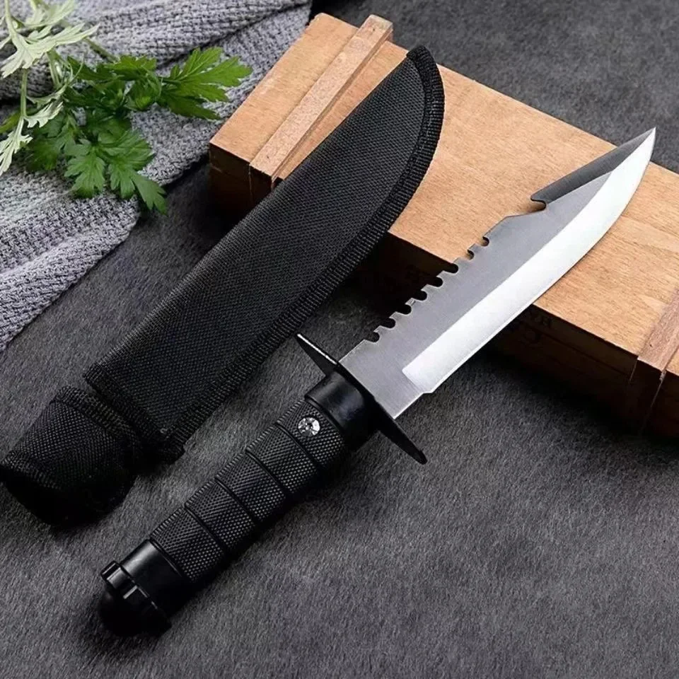 7CR17MOV Camping Outdoor Strai - Bushcraft Knife Fixed recension och pris
