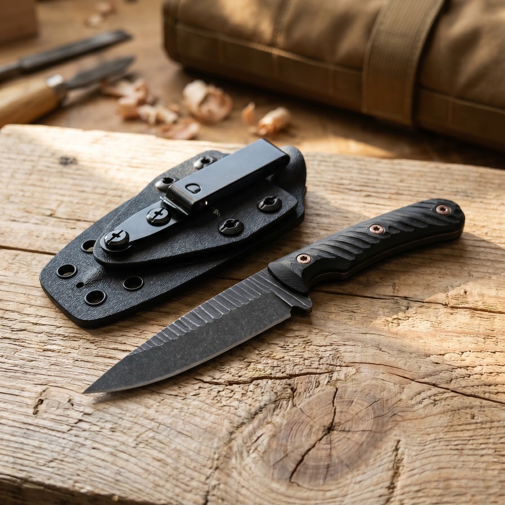 Full Tang Bushcraft Knife D2 B - Bushcraft Knife Fixed recension och pris