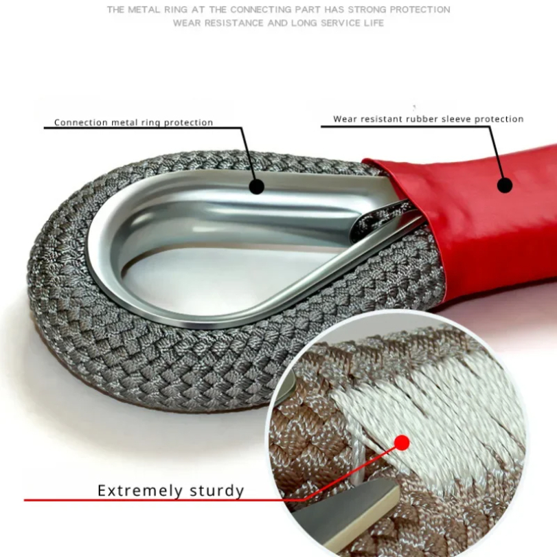 New Car Towing Rope Off-road V - Rescue Rope Throw recension och pris