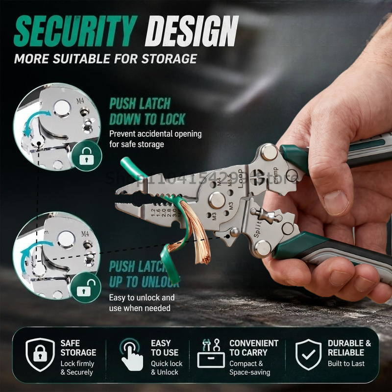 Multifunctional Copper Strippe - Multi Tool Plier recension och pris
