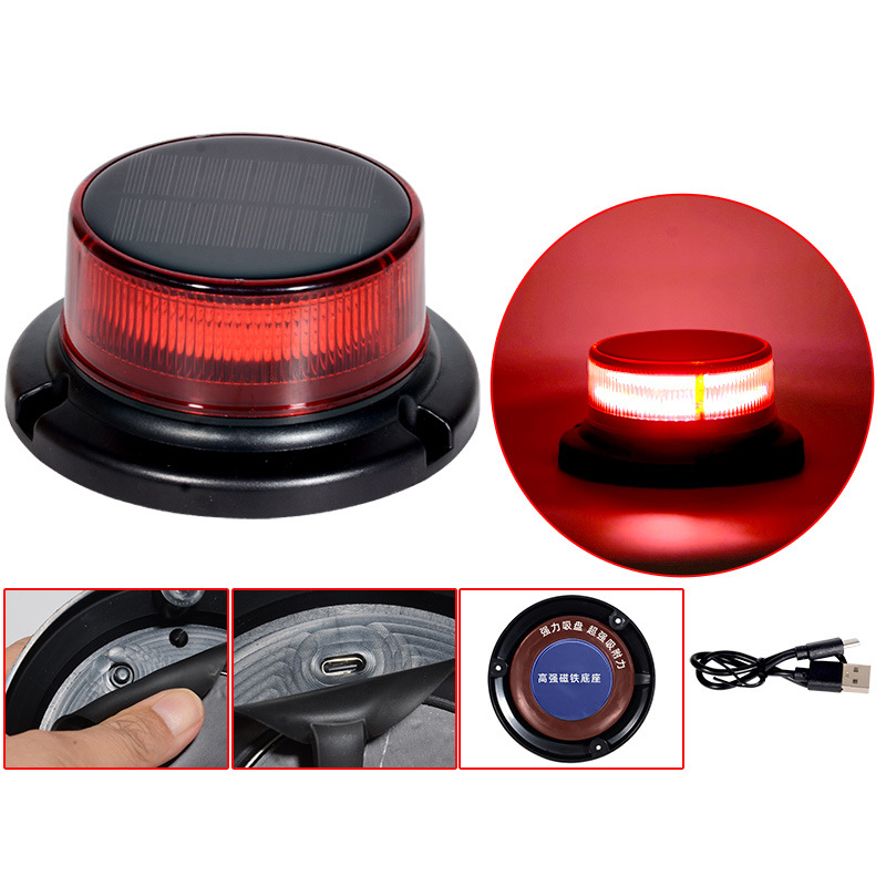 Car Solar Rechargeable LED Eme - Sos Light Strobe recension och pris