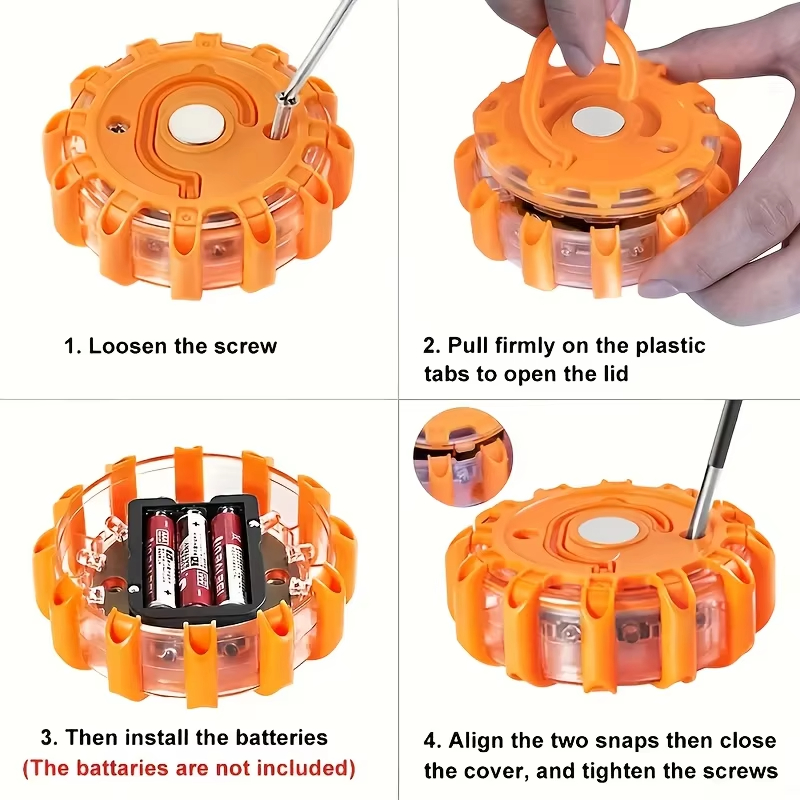Magnetic LED Strobe Warning Li - Sos Light Strobe recension och pris