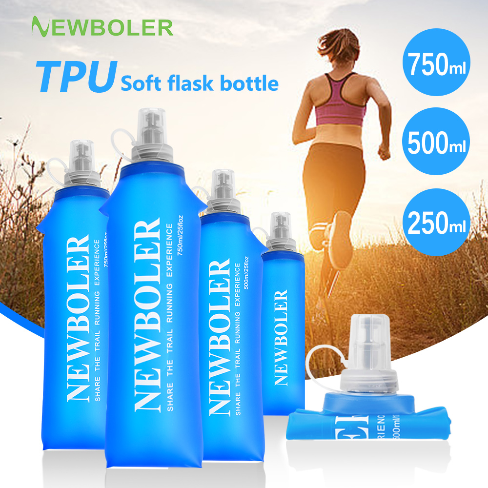 750ML Water Bottle TPU Folding - Water Bag Collapsible recension och pris