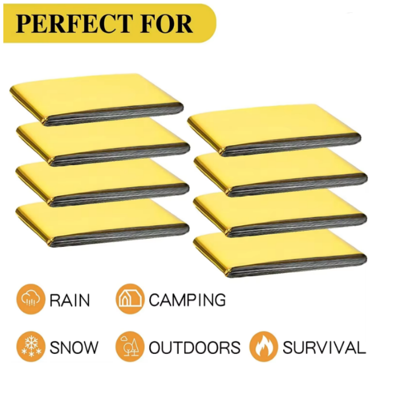 Portable Lightweight Aluminum  - Survival Blanket Reflective recension och pris