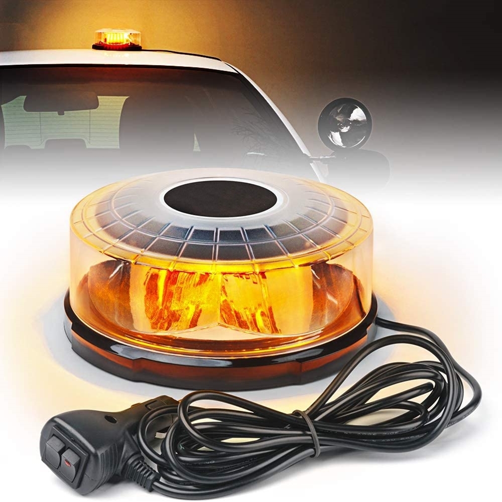 Yellow 24 LED Car Roof Ceiling - Sos Light Strobe recension och pris