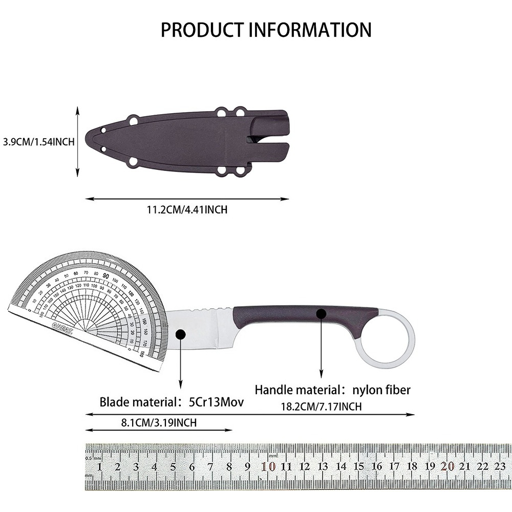 20AZ Wilderness Adventure Jung - Bushcraft Knife Fixed recension och pris