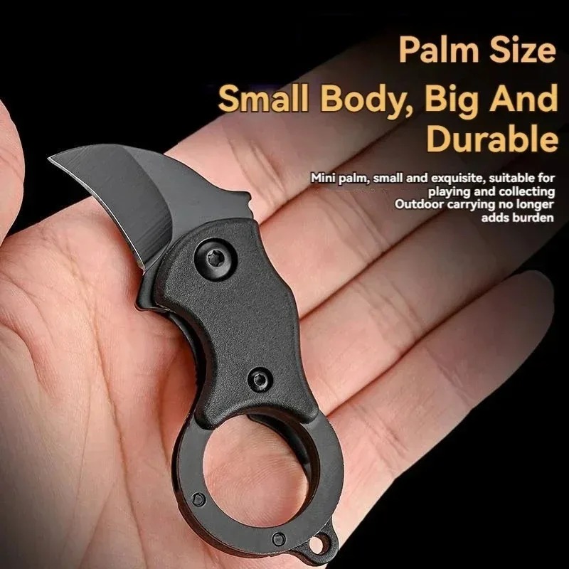 Mini Keychain Pocket Knife Sta - Bushcraft Knife Fixed recension och pris