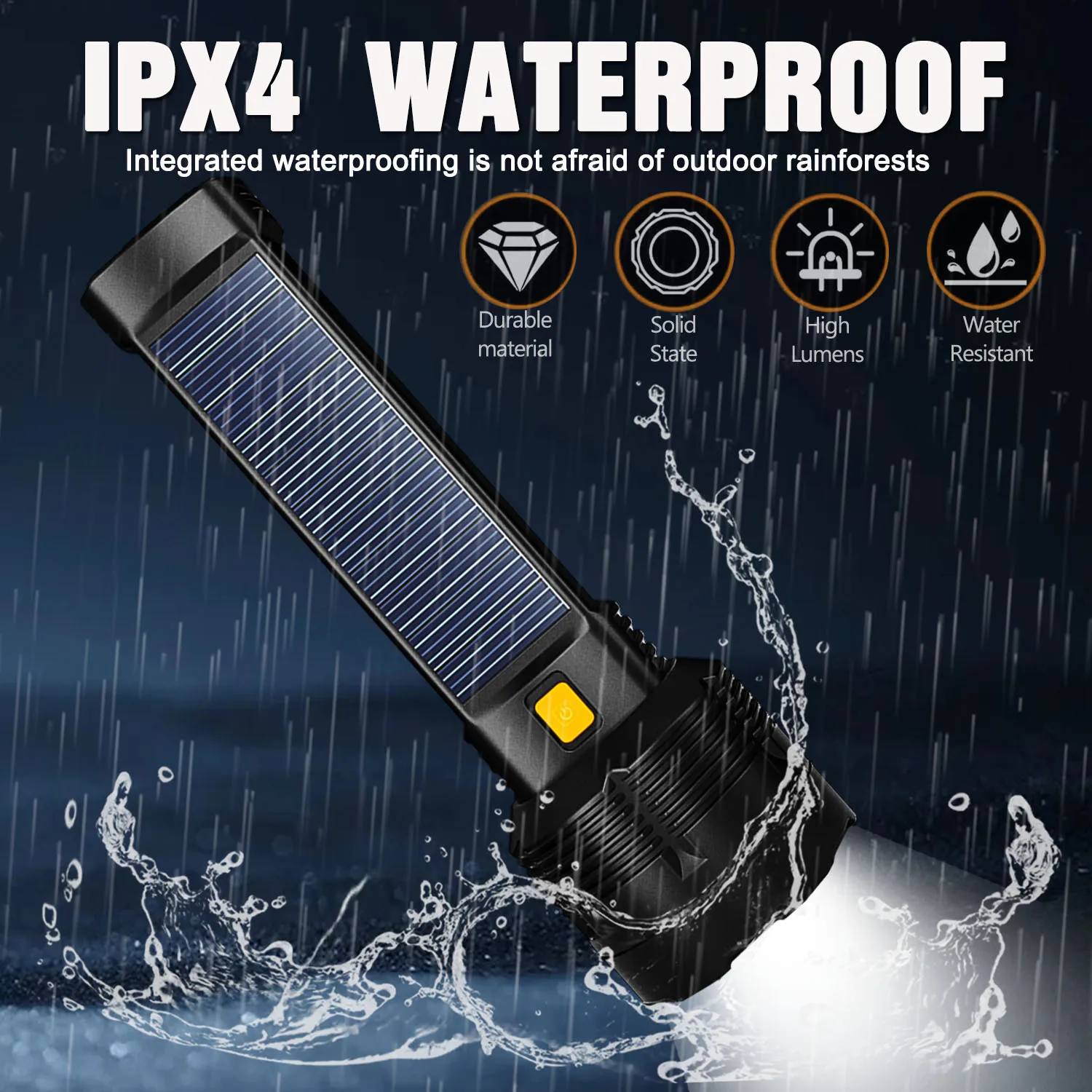 Solar-powered Flashlight Super - Solar Emergency Charger recension och pris
