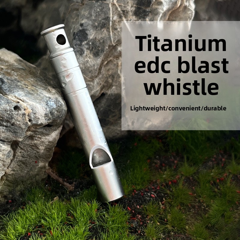 Titanium Alloy Survival Whistl - Emergency Whistle Loud recension och pris