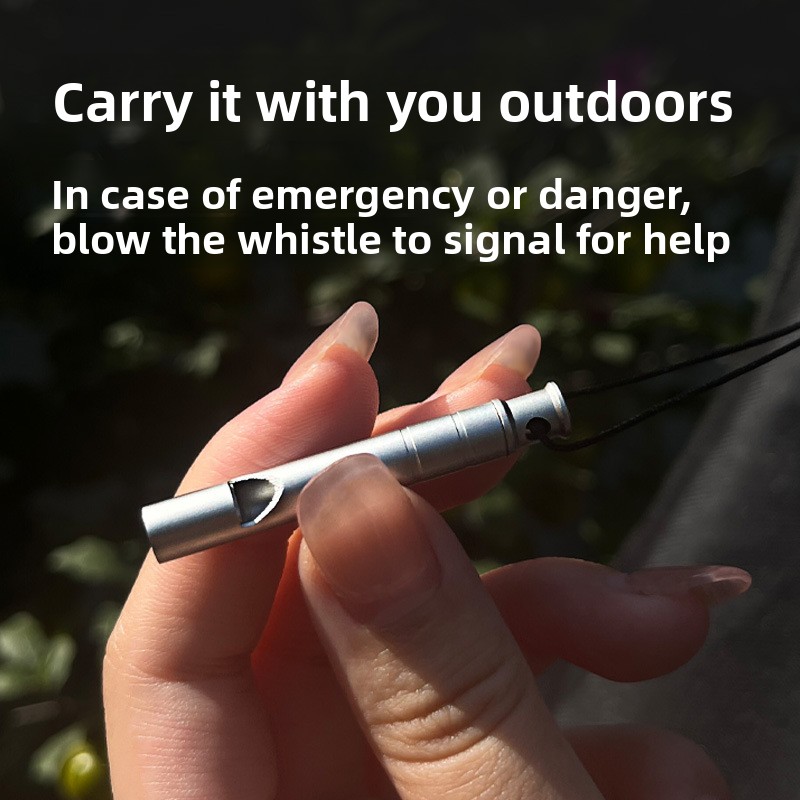 Titanium Alloy Survival Whistl - Emergency Whistle Loud recension och pris