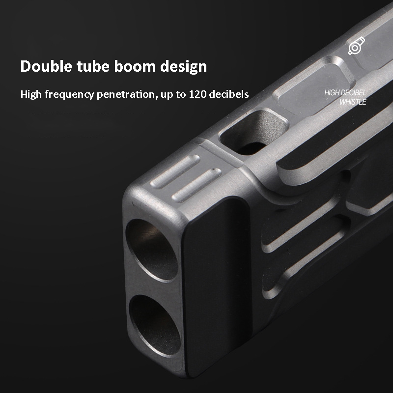 Titanium Alloy Whistle Multifu - Emergency Whistle Loud recension och pris
