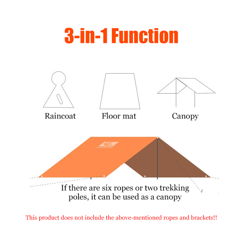 3-in-1 Lightweight Rain Poncho - Emergency Poncho Rain recension och pris