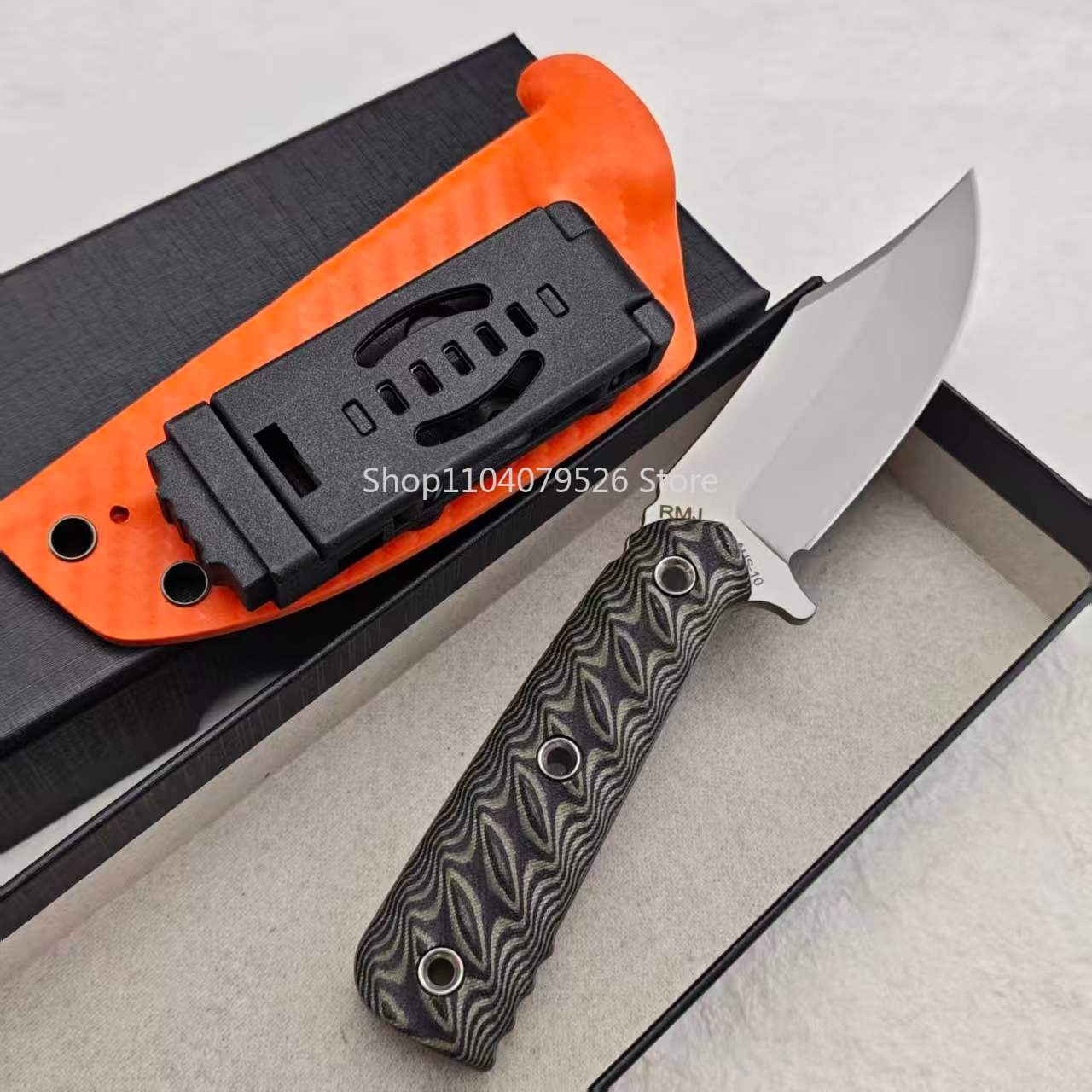 RMJ Fixed Blade EDC Knife Comp - Bushcraft Knife Fixed recension och pris