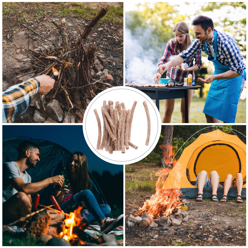 10Pcs Survival Wick Hemp Cord  - Fire Starting Kit recension och pris