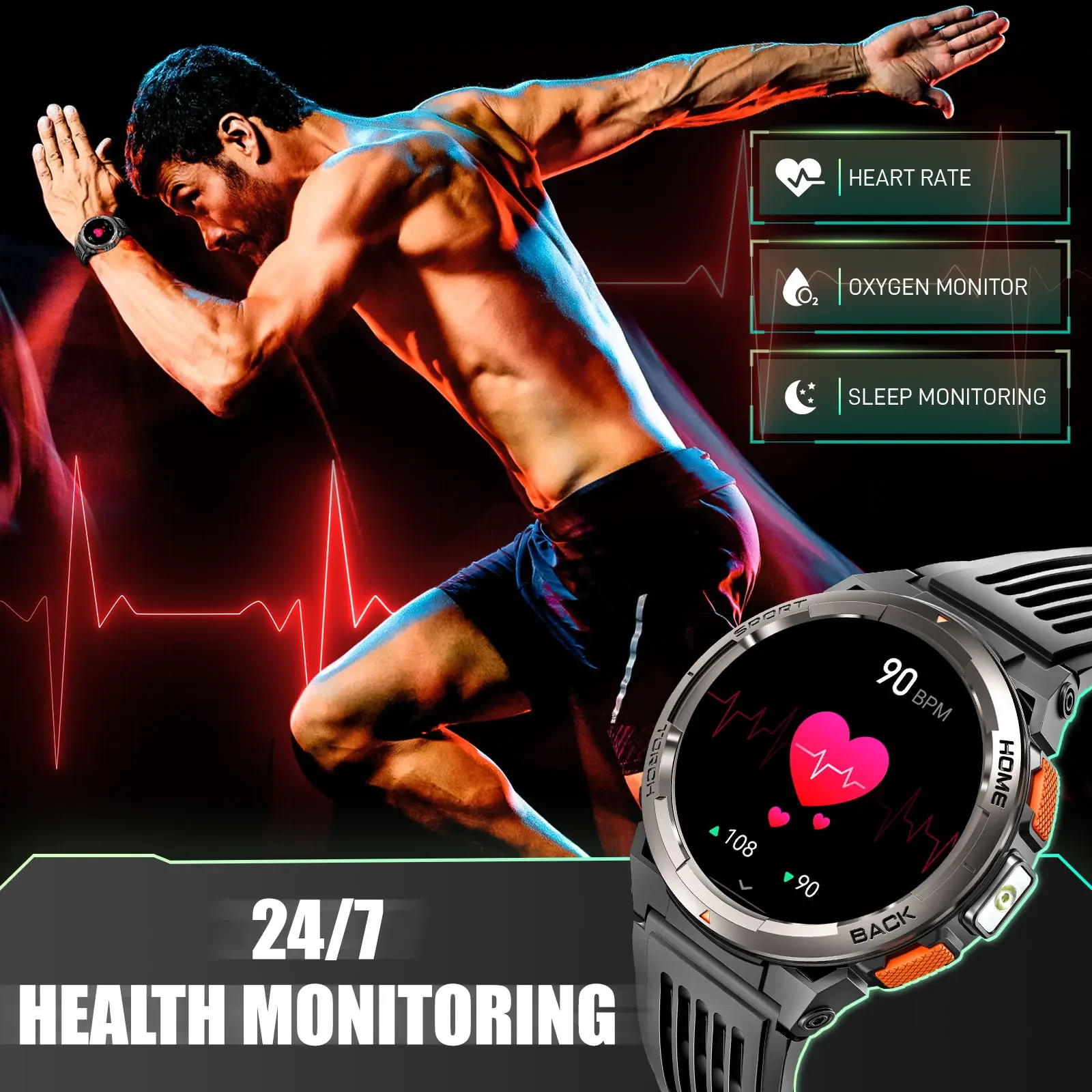 EIGIIS Smart Watch KE5 2024 3A - Compass Lensatic recension och pris