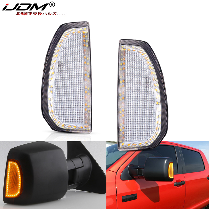 2pcs Switchback LED Side Mirro - Signal Panel Orange recension och pris