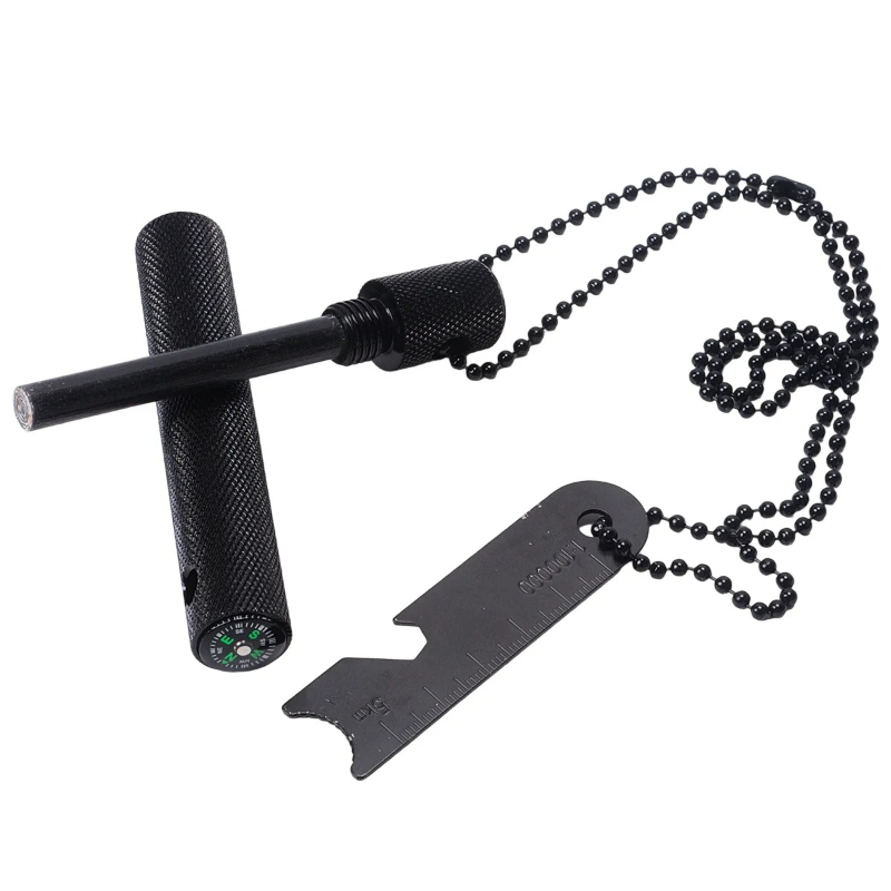 Magnesium Rod with Compass - W - Magnesium Fire Starter recension och pris