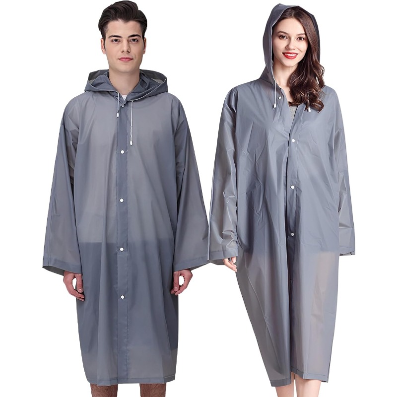 1 Pcs Reusable Rain Poncho for - Emergency Poncho Rain recension och pris