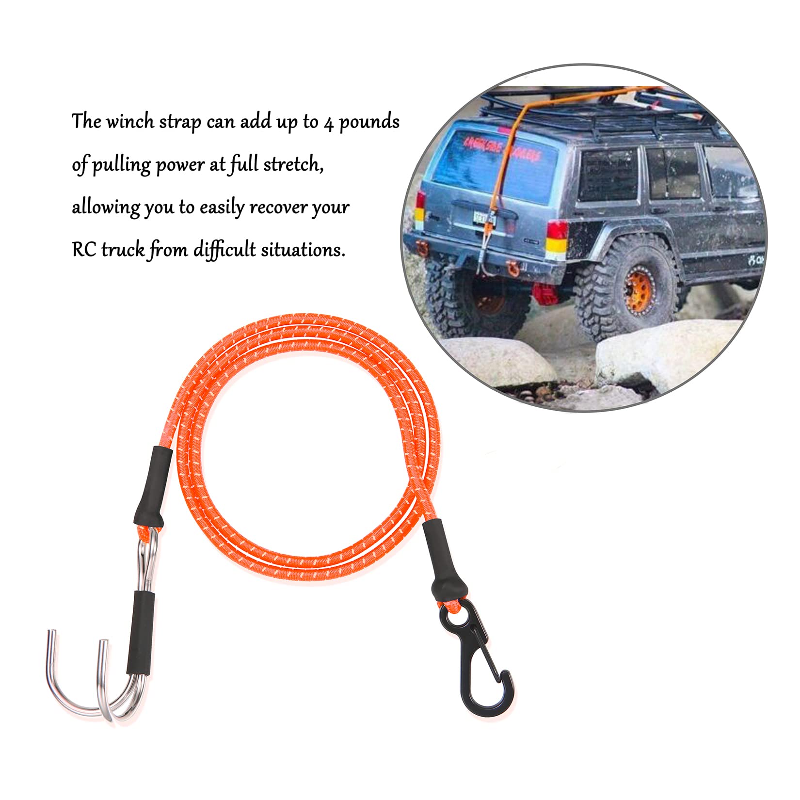 1/10 Kinetic Winch Strap Escap - Rescue Rope Throw recension och pris