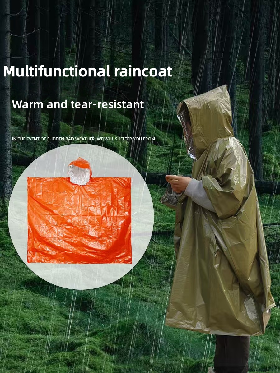 Outdoor Portable Emergency Rai - Survival Blanket Reflective recension och pris