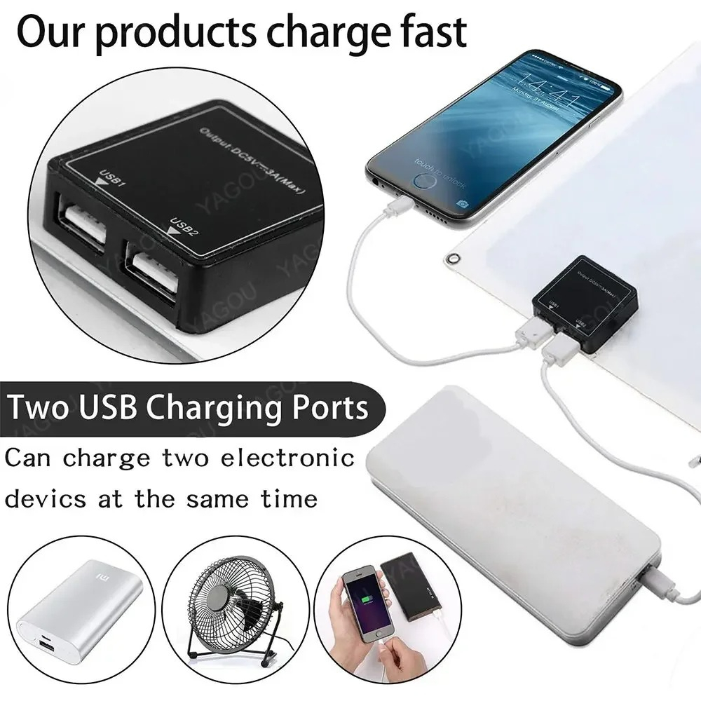 Sun Powered High Speed Dual US - Solar Emergency Charger recension och pris