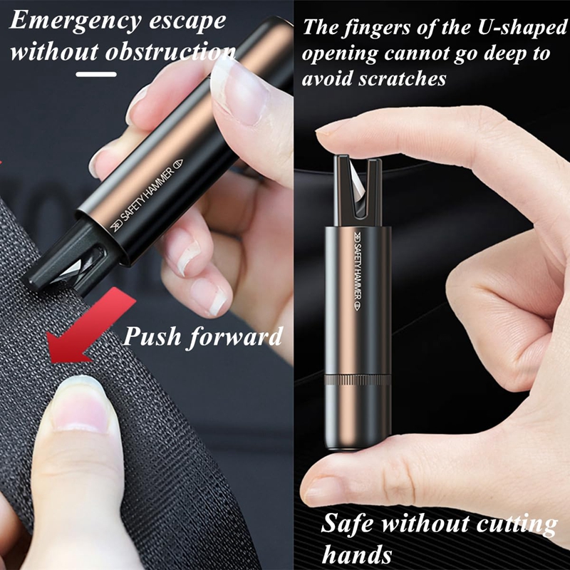 2 In 1 Car Safety Hammer Emerg - Rescue Rope Throw recension och pris
