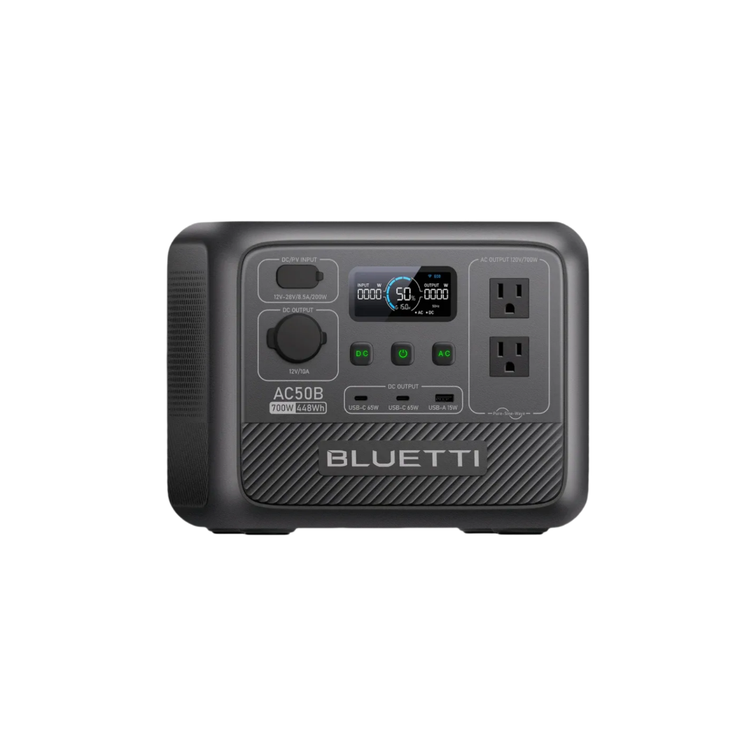 BLUETTI AC50B Portable Power S - Solar Emergency Charger recension och pris