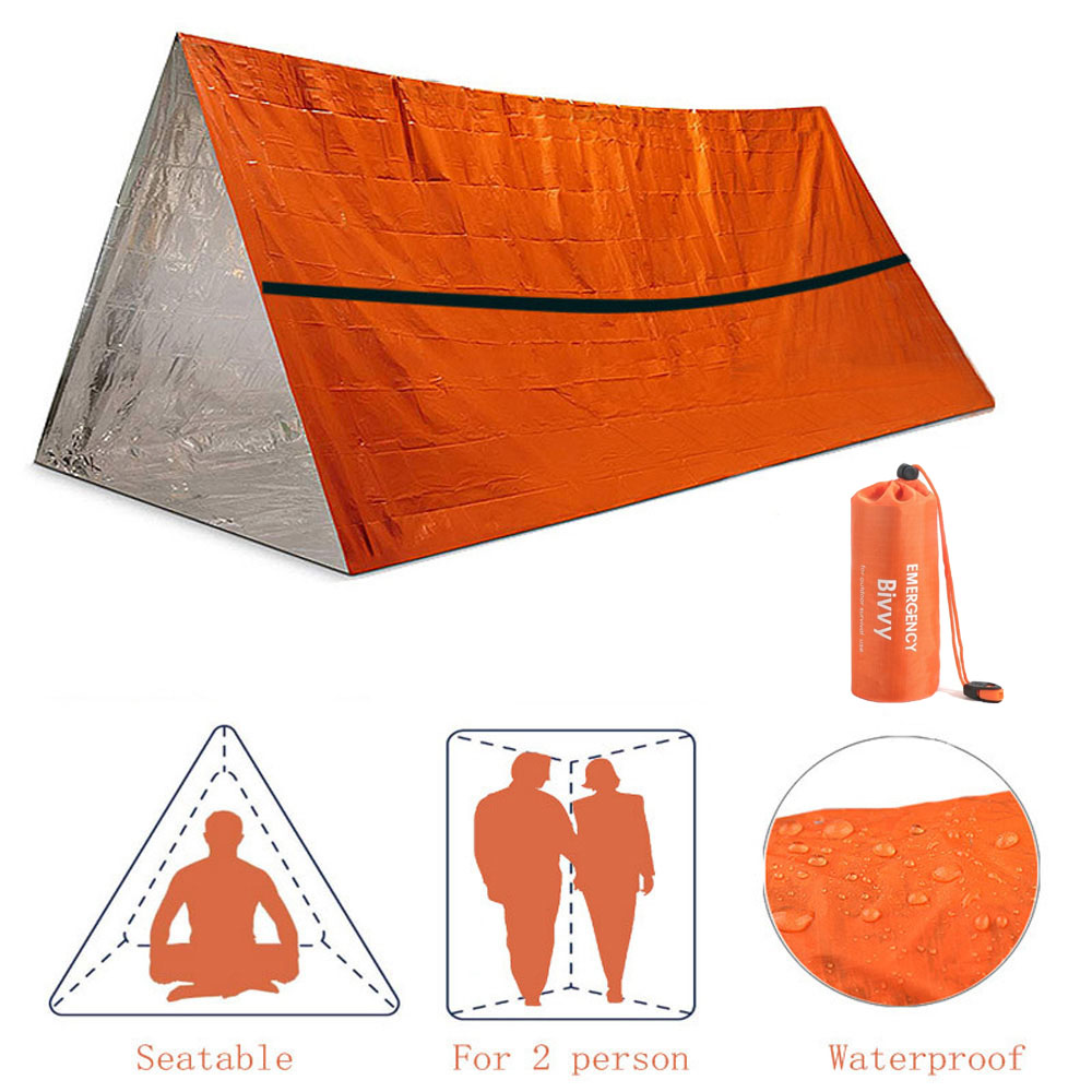 2 Person Emergency Shelter Biv - Emergency Mylar Tent recension och pris