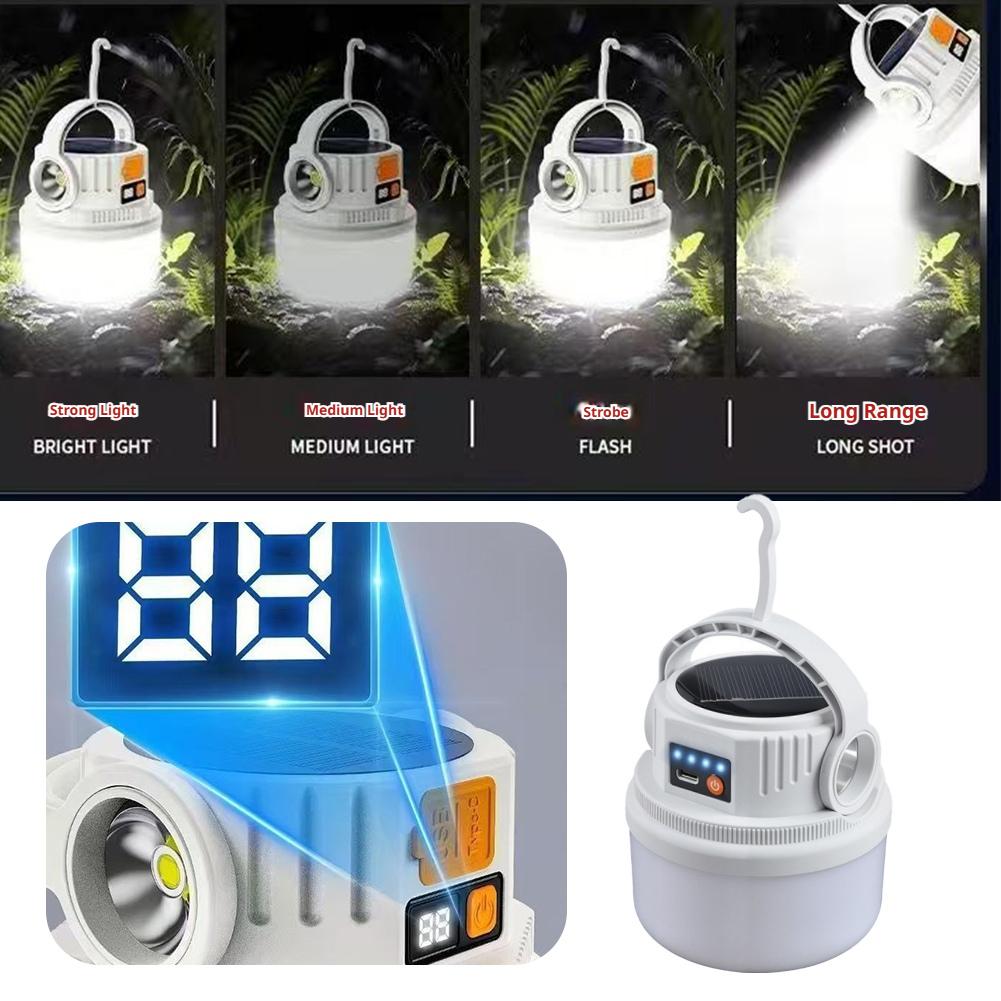 Solar Outdoor Light Camping La - Solar Emergency Charger recension och pris