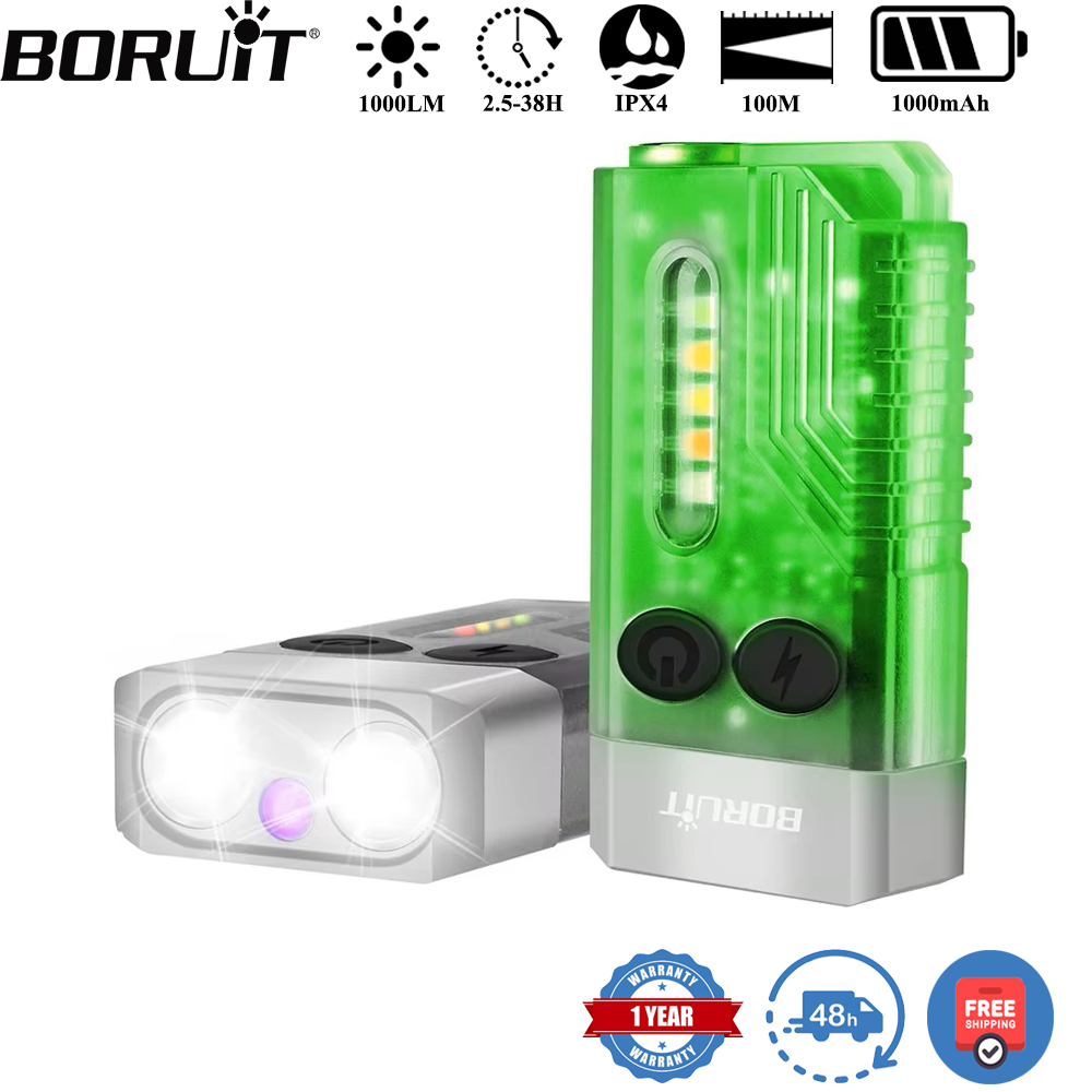 BORUiT V10 Keychain UV LED EDC - Fishing Kit Compact recension och pris