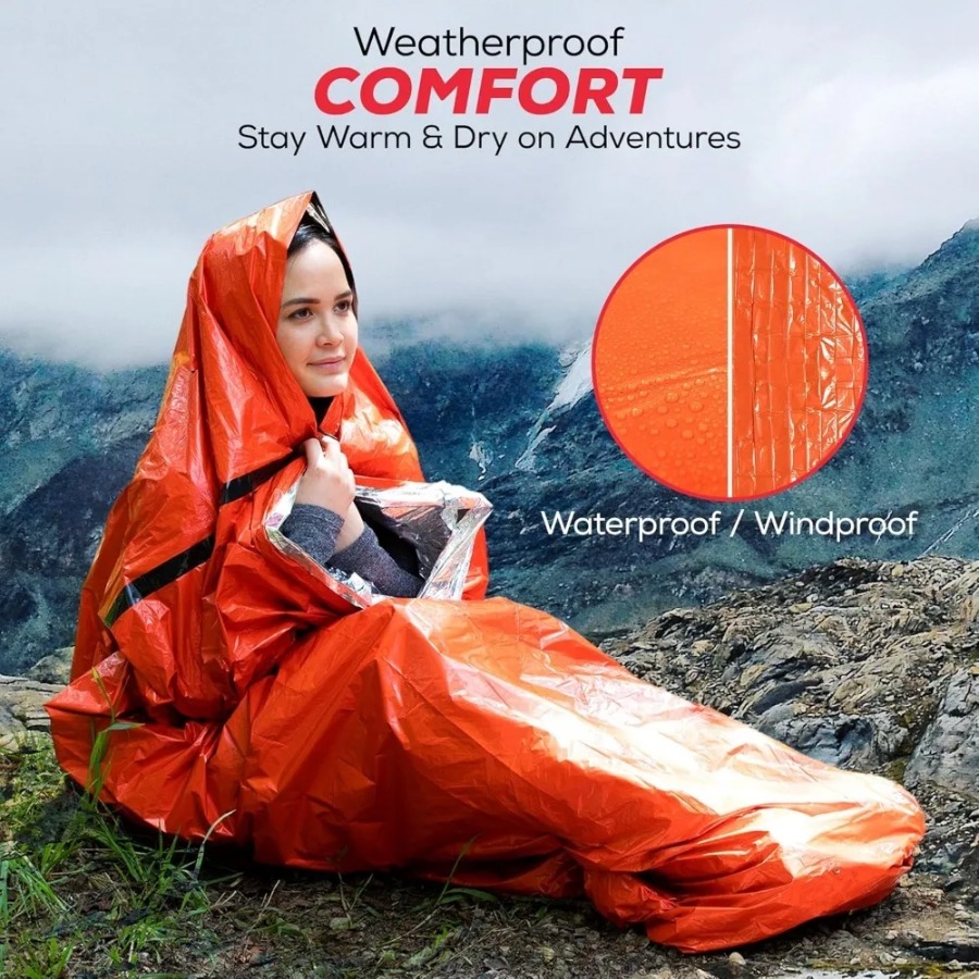 1PC Anti-rain Emergency Sleepi - Emergency Mylar Tent recension och pris