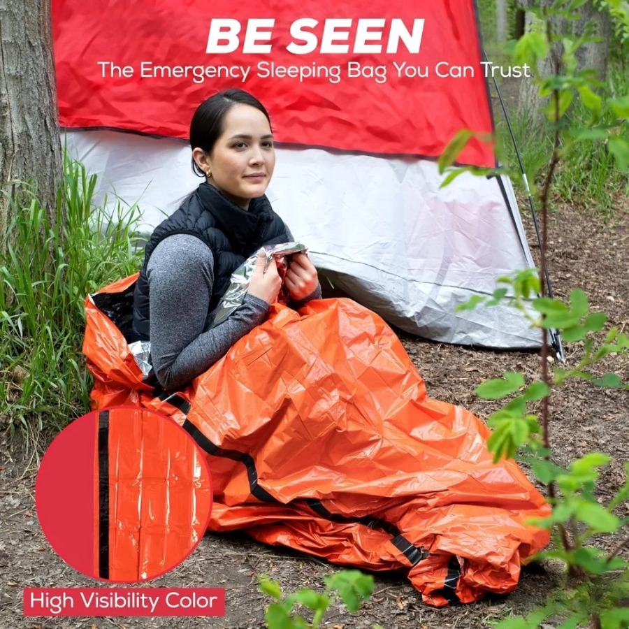 1PC Anti-rain Emergency Sleepi - Emergency Mylar Tent recension och pris