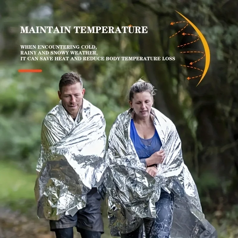 1pcs Outdoor survival portable - Survival Blanket Reflective recension och pris