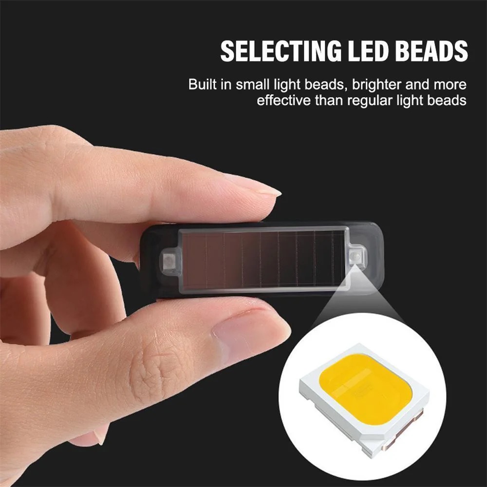 Mini LED Solar Power Car Warni - Sos Light Strobe recension och pris