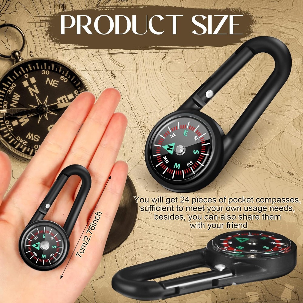 6-50 Pcs Mini Magnetic Compass - Compass Lensatic recension och pris