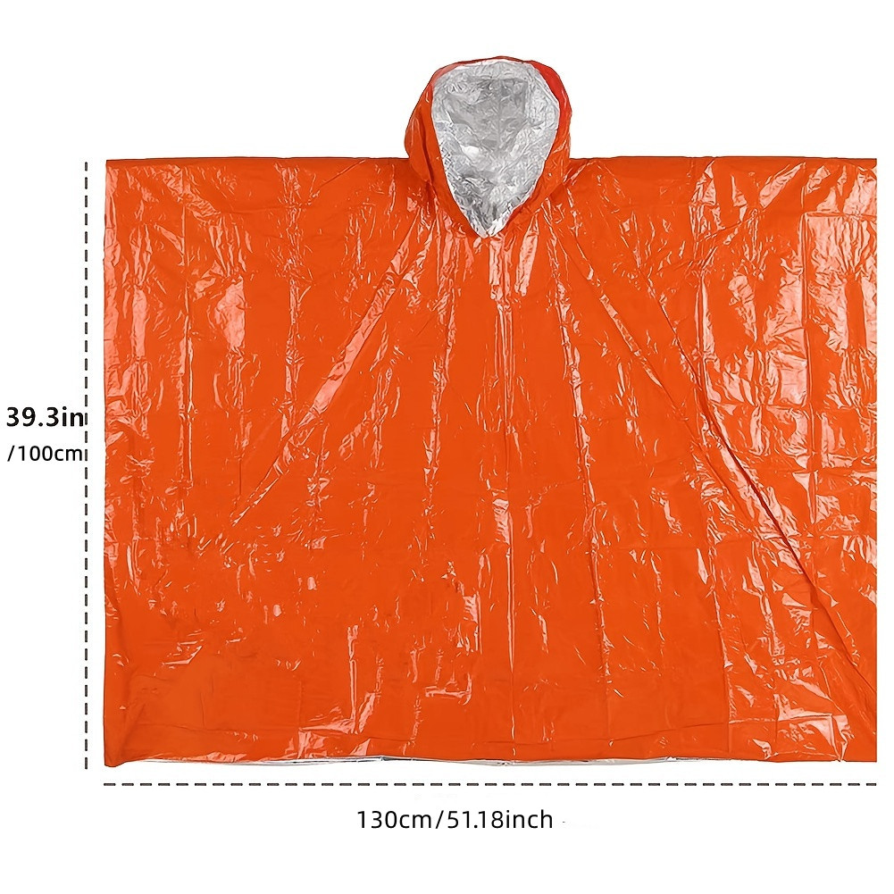 Emergency Disposable Aluminum  - Emergency Poncho Rain recension och pris